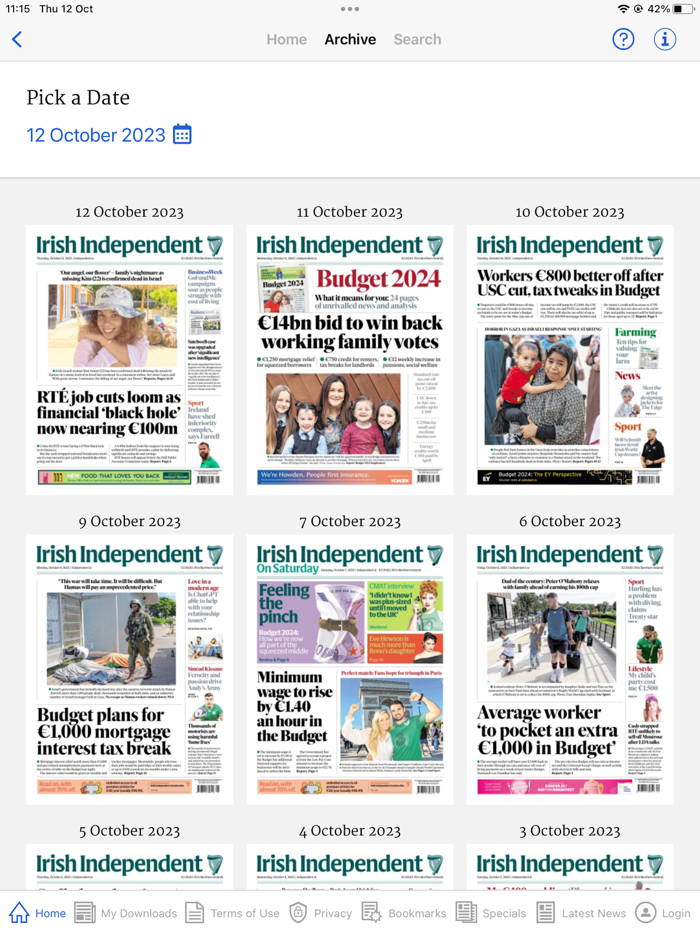 Irish Independent ePapers