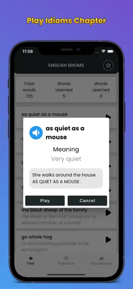 Game screenshot English Idioms & Slang Phrases hack