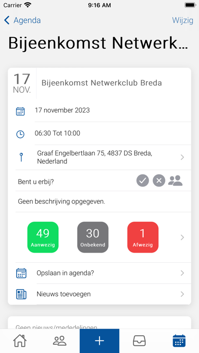 Netwerkclub Breda Screenshot