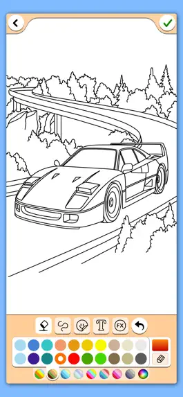 Game screenshot Cars coloring book game apk