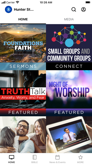 Hunter Street Baptist Church Screenshot