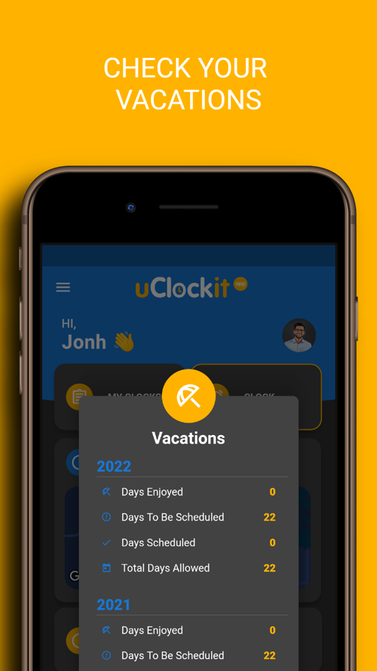 #6. uClockit HR (iOS) 由: Make It Special