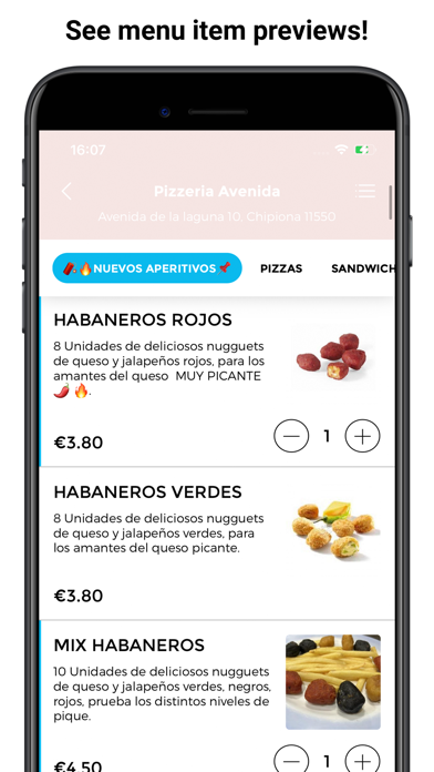 Pizzeria Avenida Screenshot