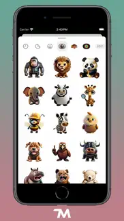 animal plushies stickers iphone screenshot 2