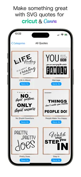 Game screenshot Quotes SVG for Cricut & Canva apk