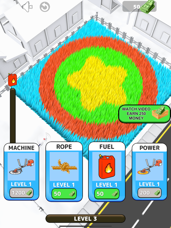 Unique Lawn Mower iPad screenshot