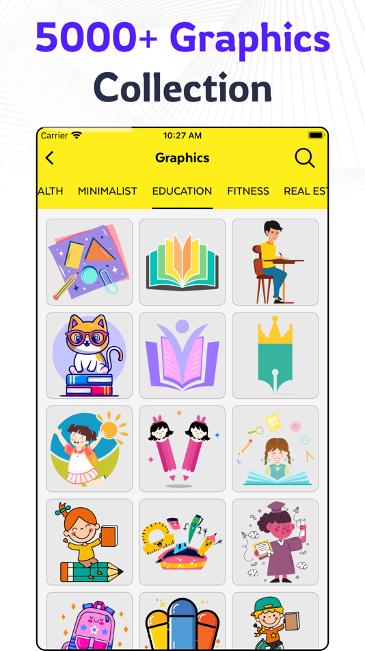 #5. Graphic Design & Flyer Maker (iOS) 由: jinal alagiya