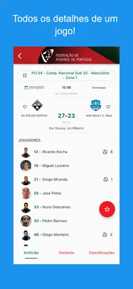 Game screenshot Resultados Andebol Portugal apk