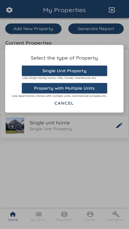 TOM Property Management App