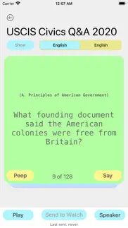 us citizenship test 2022/2023 iphone screenshot 3