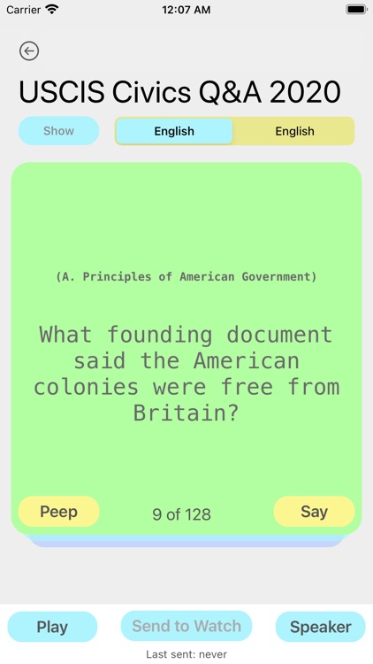 US Citizenship Test 2022/2023