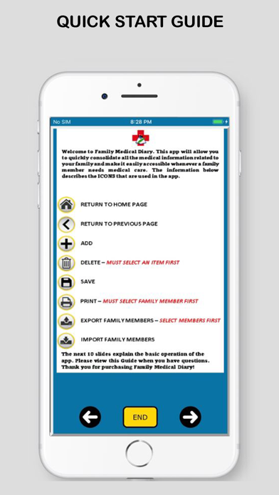 Family Medical Diary Screenshot