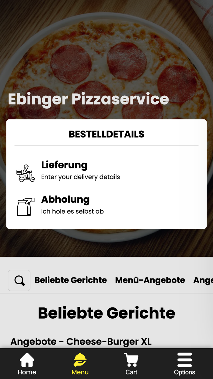 Ebinger Pizzaservice