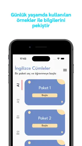 Game screenshot İngilizce Cümleler -140k cümle apk