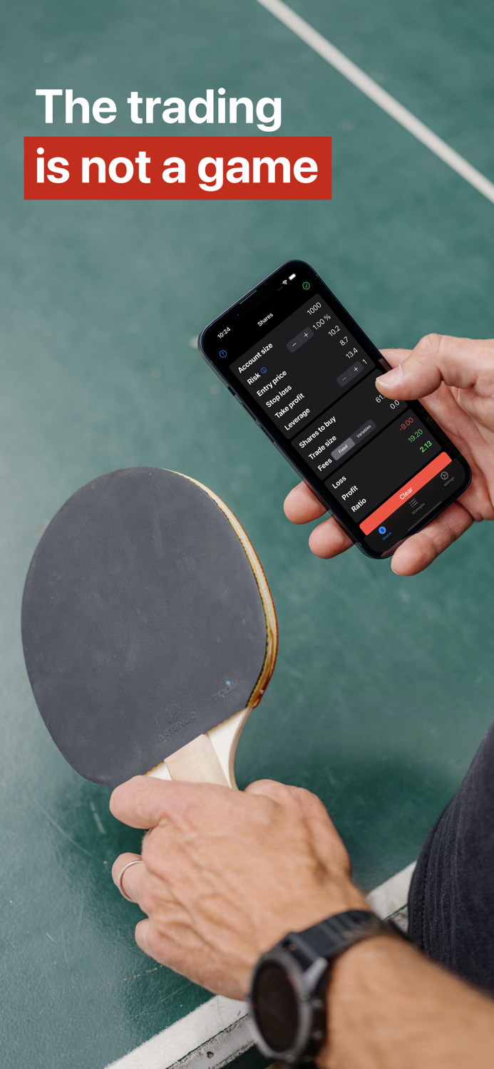 Trade Size stock trading risk