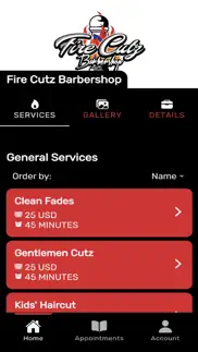 fire cutz barbershop iphone screenshot 1
