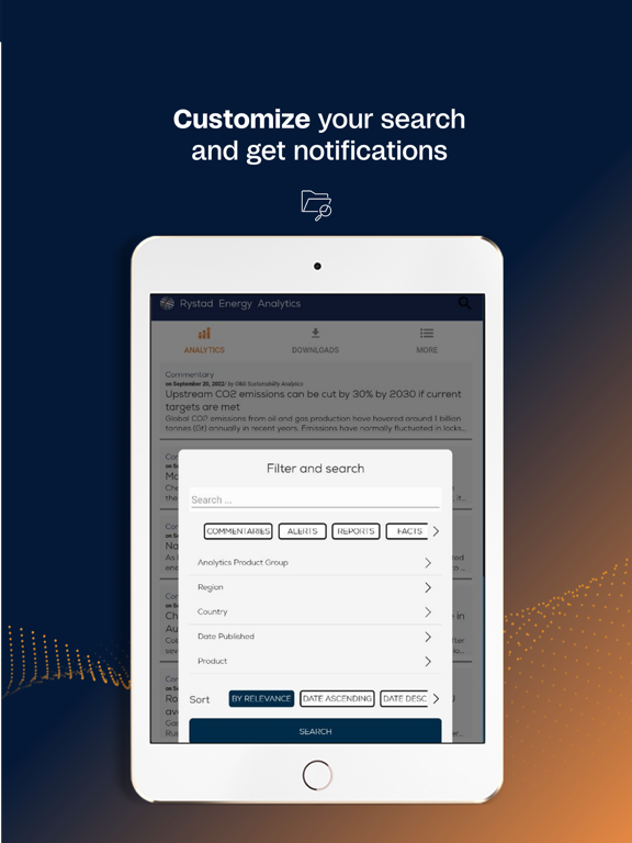 Rystad Energy Analytics iPad screenshot 3 - Business app