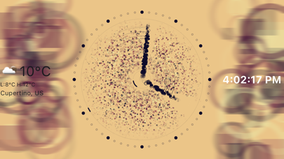 Particle Clock Screenshot