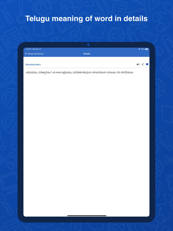 Telugu Dictionary  Translator