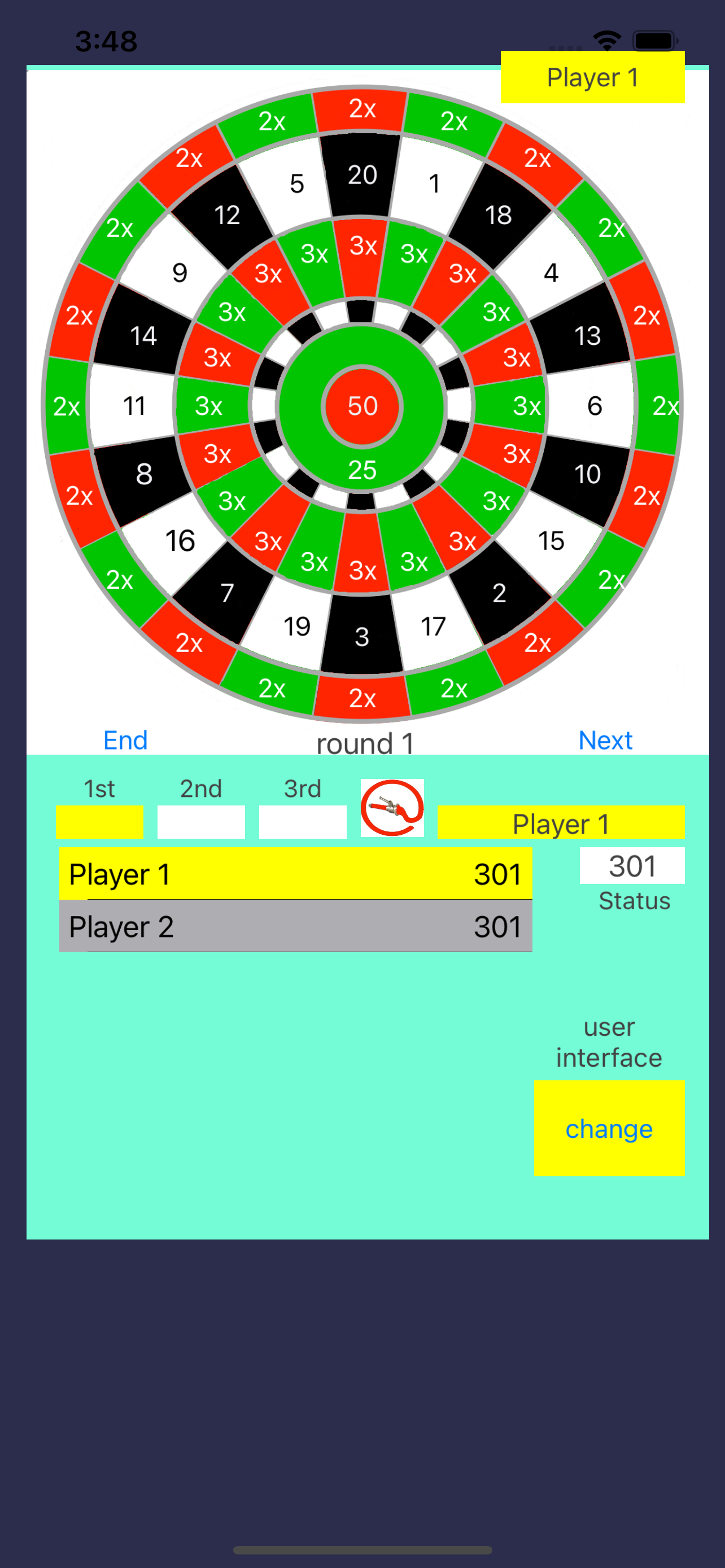 Dart-counter