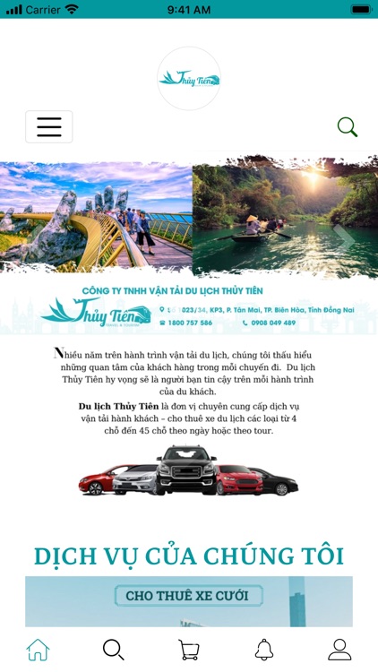 Vận Tải Du lịch Thủy Tiên