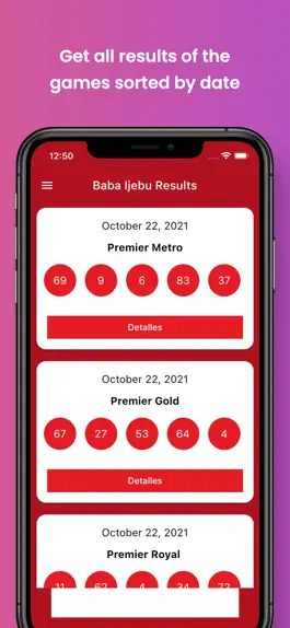 Game screenshot Baba Ijebu Lotto Results apk
