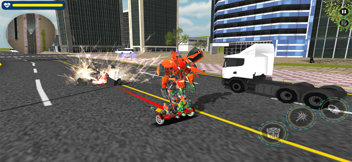 Multi Robot Car Transform 3D