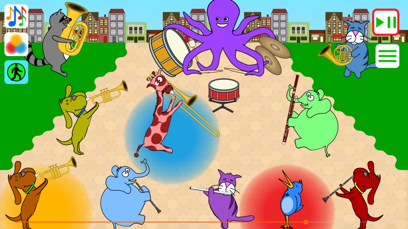 Red Giraffe Plays Trombone screenshot 2
