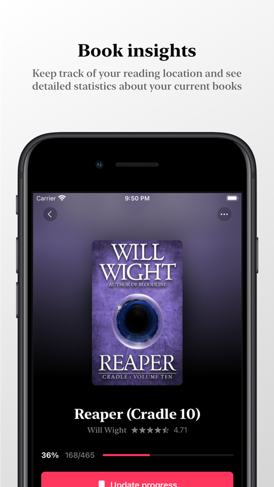 #3. Leatherbound: Reading Tracker (iOS) 由: Sam Davis