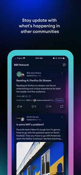 Game screenshot BBS Network apk