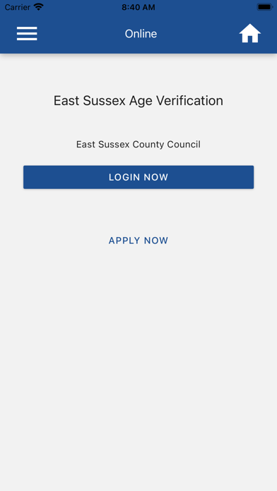 East Sussex Age Verification Screenshot