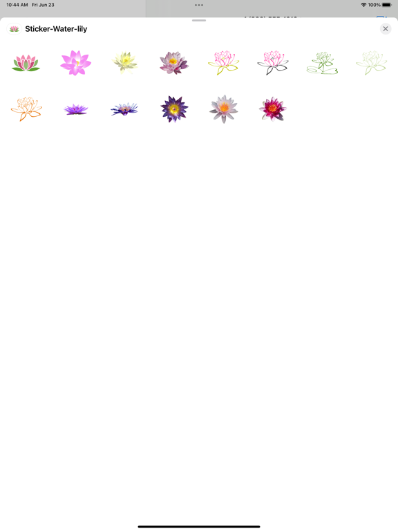 Screenshot #4 pour Autocollant nénuphar