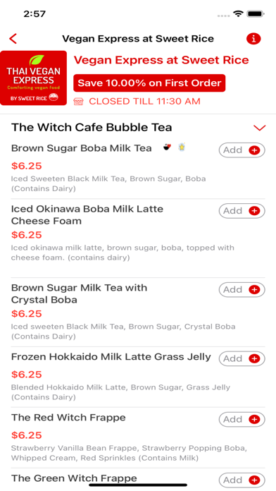 Vegan Express at Sweet Rice Screenshot
