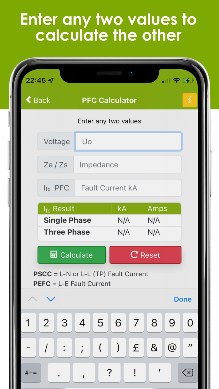 Fault Current Calculator
