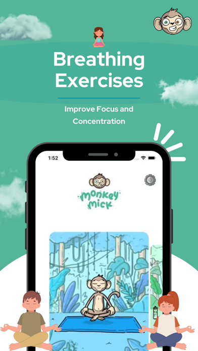 Monkey Mick: Meditation & Yoga Screenshot