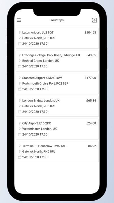 Airport Taxis and Transfers Screenshot