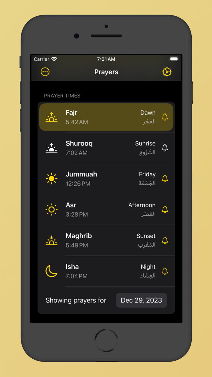 Al-Adhan  Prayer Times