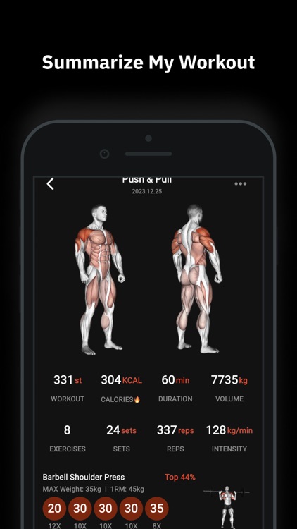 Fleek - Workout Tracker, Log screenshot-5