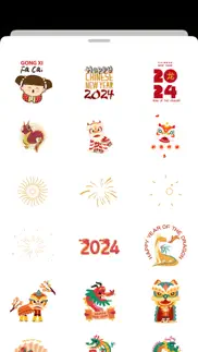 chinese new year 2024 新年快乐 iphone screenshot 2
