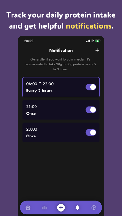 Protein Tracker for Muscle Screenshot