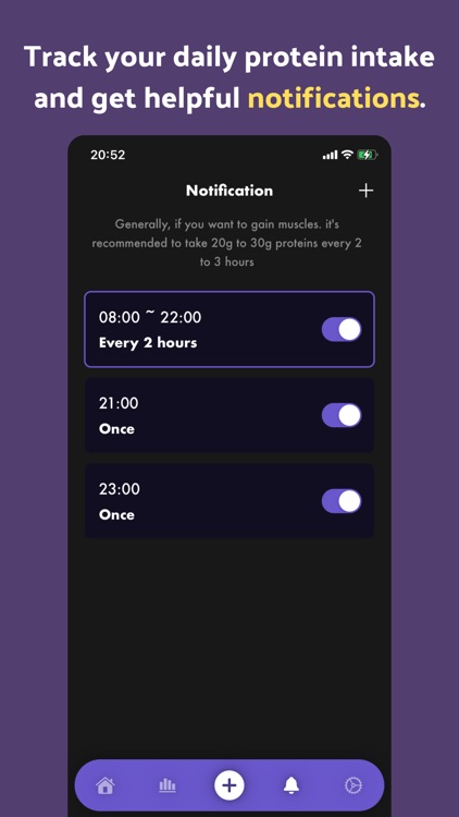 Protein Tracker for Muscle