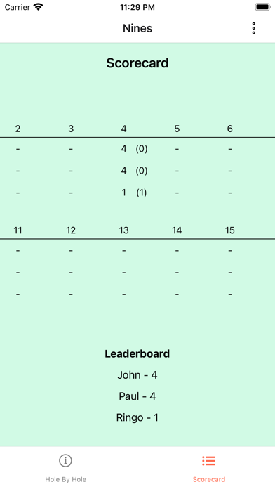 Nines Golf Screenshot