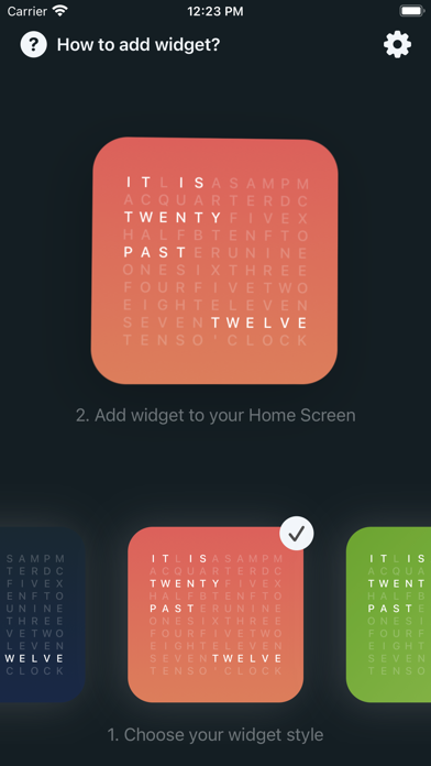 Wuhr - word clock widget Screenshot
