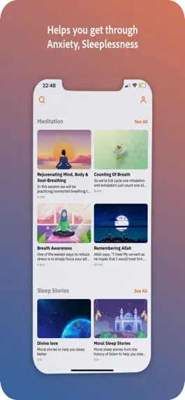 Game screenshot SAKEENAH-Muslim Meditation App hack