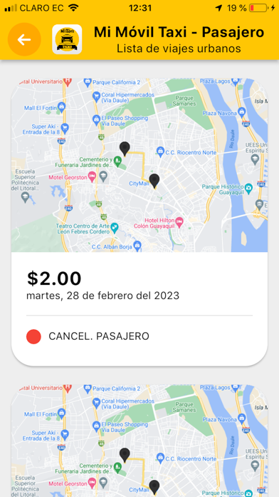 Mi Móvil Taxi - Pasajero Screenshot