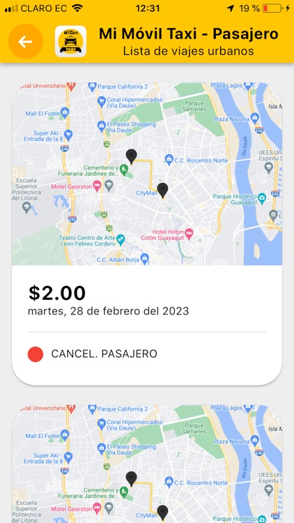 Mi Móvil Taxi - Pasajero