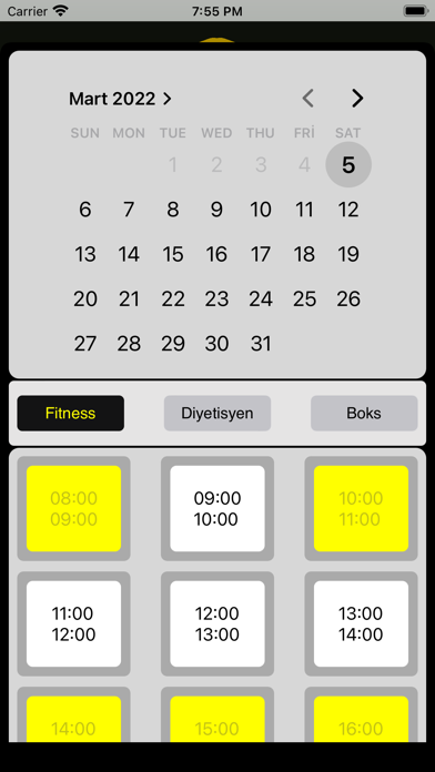 HB Fitness Randevu Screenshot