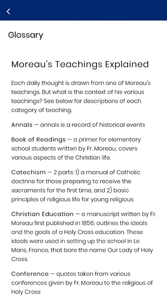 #7. Daily Moreau (iOS) 由: St. Edwards University