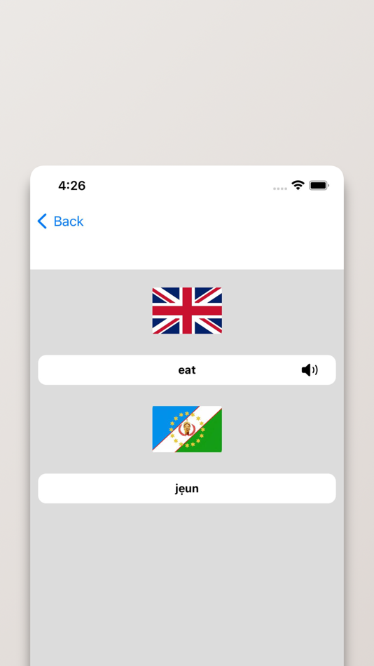#2. Yoruba-English Dictionary (iOS) Podle: FB PUBLISHING LLC