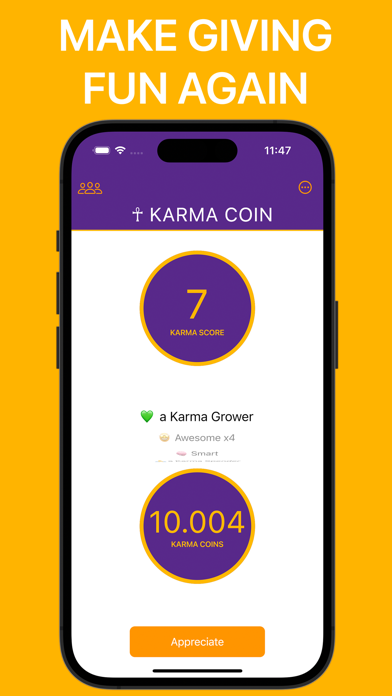 Karma Coin Screenshot